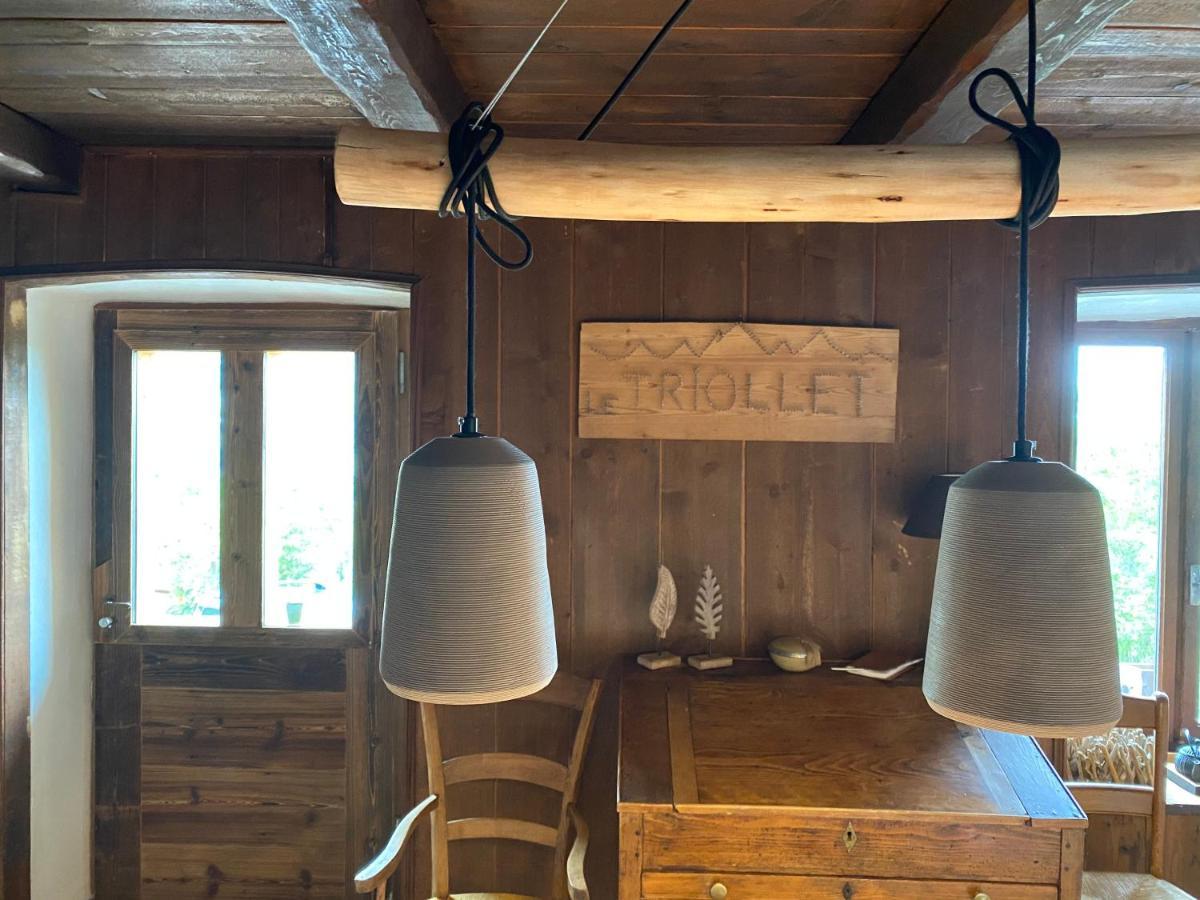 Chalet Le Triollet แซ็งต์-แฌร์เวส์-เลส์-แบ็งส์ ภายนอก รูปภาพ
